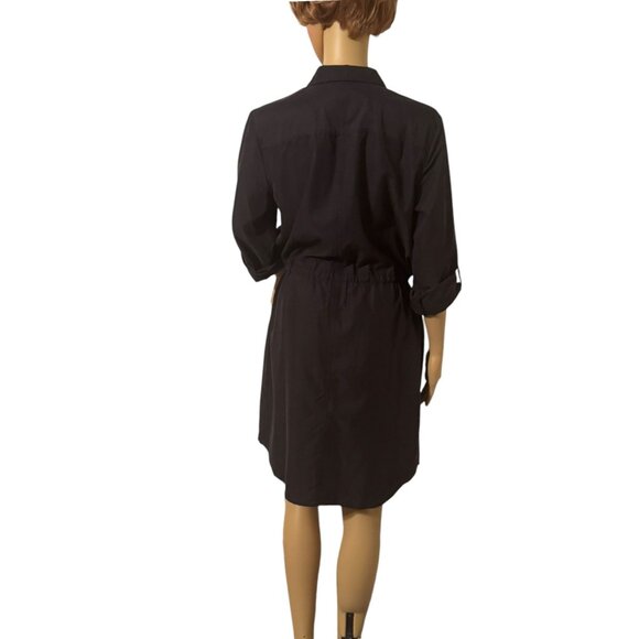 Loft Lounge Button Front Shirt Dress - Picture 12 of 14